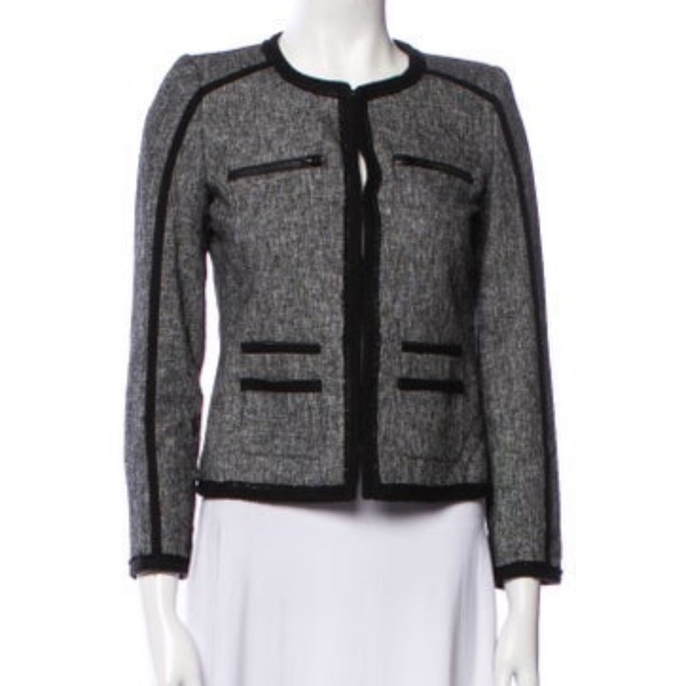 The Kooples Tweed Pattern Jacket